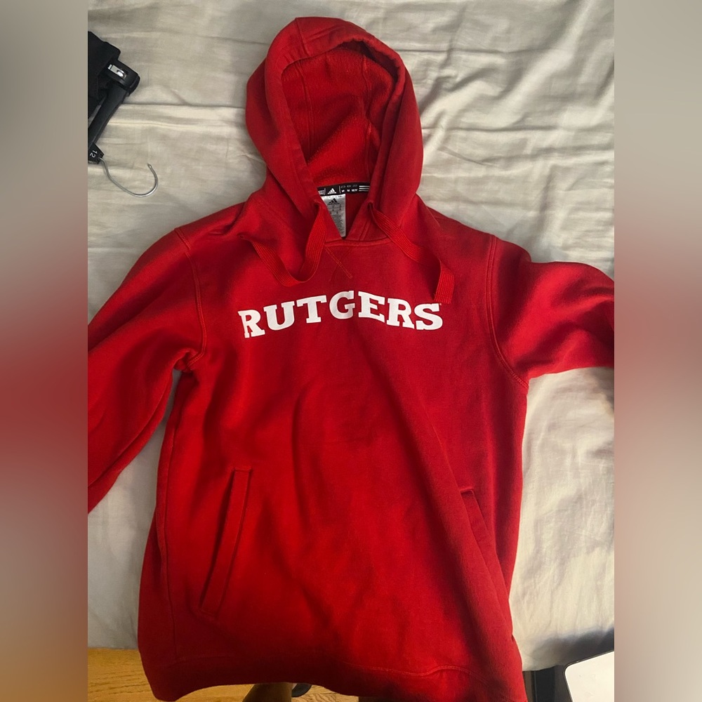 Rutgers Adidas Hoodie, M